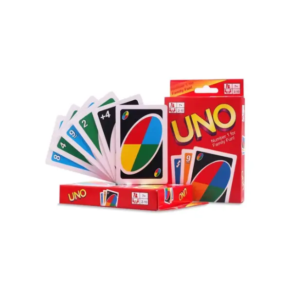 Joc de Cărți UNO Classic – Set Complet 108 Cărți, Joc de Societate Interactiv pentru Familie și Prieteni