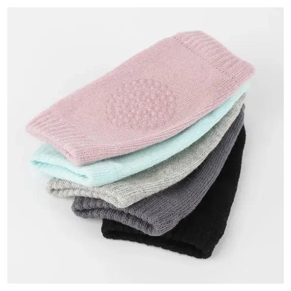 Genunchiere Bebeluși Antiderapante, Set Protecție Mers de-a Bușilea, 6-12 luni, Multicolor