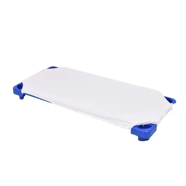 Protecție Saltea Impermeabilă pentru Pătuț Stivuibil, 133x58 cm, Suprafață Frotirată din Bumbac