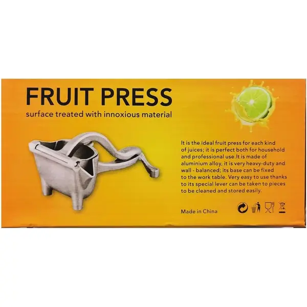 Fruit Press Heavy Duty – Presă Manuală pentru Citrice din Aluminiu, Profesională 22 cm