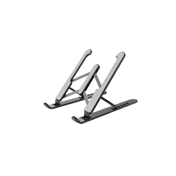 Suport Laptop Pliabil și Reglabil din Aluminiu, Stand Ergonomic Universal pentru 28 cm – 43 cm, Răcire Pasivă