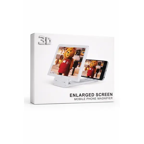 3D Enlarged Screen Mobile Phone Magnifier – Suport Amplificare Ecran Smartphone, 12 inch