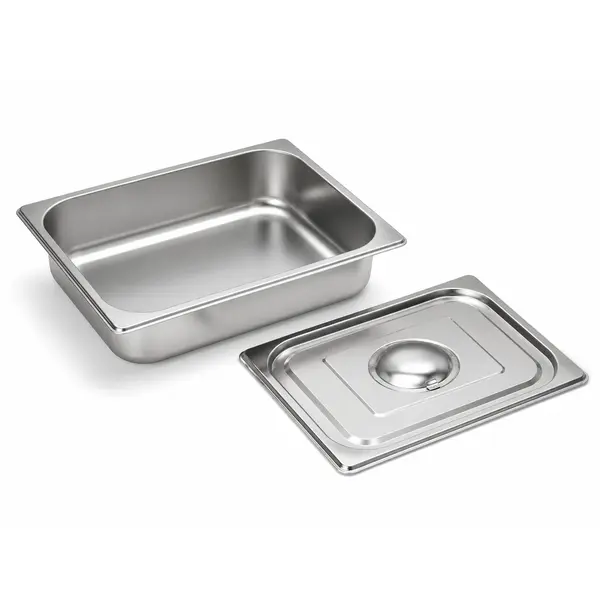 Tavă Gastronorm GN, capac inclus, inox, 32.5 x 26.5 x 6.5 cm, Uz Profesional HoReCa