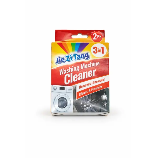 Jie Zi Tang 3-în-1 Washing Machine Cleaner – Detergent Curățare Mașină de Spălat, 2 buc/set