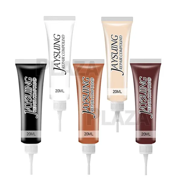 Kit Restaurare Piele Leather Repair Wax, Model Multi-Color, Set 5 Tuburi x 20 ml, pentru Canapele/Auto/Încălțăminte