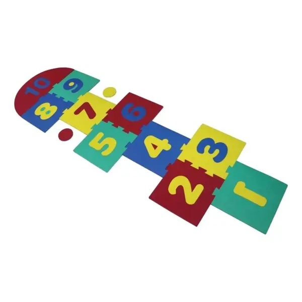 Covoraș de Joacă pentru Copii din Spumă, Tip Puzzle, Model Șotron, Grosime 1 cm
