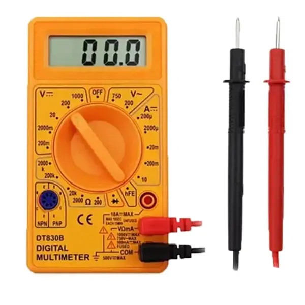 Multimetru Digital Profesional, Afișaj LCD, Instrument de Măsură pentru Electronică