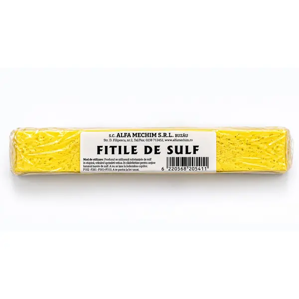 Fitile de Sulf, Pachet 10 Bucăți, pentru Sulfitarea Butoaielor și Igienizarea Stupilor