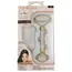 Set masaj facial 2 în 1 din piatră naturală albă cu roller și Gua Sha