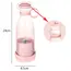 Mini blender portabil cu capacitate 300 ml, dimensiuni compacte și deschidere largă pentru fructe