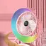Mini ventilator portabil cu iluminare LED RGB