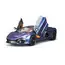 Machetă Lamborghini Revuelto 1:24 metal violet cu efect premium