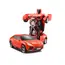 Robot Transformer Mașină cu Transformare Automată, Sunete, Lumini și Mișcare, Lungime 22 cm
