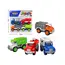Set 4 masinute de jucarie demontabile tip Puzzle "City Car", vehicule interactive cu unelte incluse