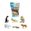 Set 6 figurine Animale Polare din colectia Fauna, jucarii educative pentru copii