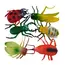 Set 6 Figurine Insecte Gigant, Detalii Realiste, Material Flexibil și Rezistent, Dimensiuni 12-18 cm, Multicolor