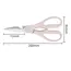Dimensiuni foarfecă bucătărie multifuncțională roz 20 cm