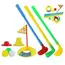 noSet Mini Golf Fun Park din plastic pentru copii cu crose și mingine