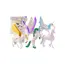 Set 6 Figurine Unicorn și Pegasus cu Aripi Magice, Detalii Strălucitoare, Design Elegant, Culoare Alb, Dimensiuni 6 cm