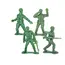 Set Figurine Militare „Combat Force”, Diverse Posturi de Luptă, Culoare Verde Masliniu, Material Rezistent