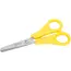 Foarfecă de bucătărie din inox cu mâner galben