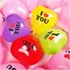 Baloane inimă XXL I Love You din latex, culori diferite