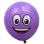 Set baloane Smiley Face XXL, culori mixte, formă inimă