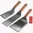 Set 3 Spatule pentru Cofetărie și Patiserie, Oțel Inoxidabil, Dimensiuni 22-23.5 cm