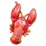 Balon din Folie de Aluminiu Tip Figurină, Model Rac / Homar Roșu, 98 x 78 cm