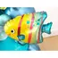 Balon din Folie de Aluminiu Figurină Pește Tropical Multicolat, 78 x 56 cm