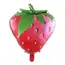 Balon din Folie Metalizată, Model Figurină Căpșună Roșie, 63 x 53 cm