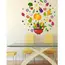 Set Stickere Decorative pentru Perete sau Bucătărie, Model Fructe cu Efect 3D, Dimensiuni 40 x 30 cm