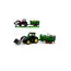 Tractor de Jucărie cu Cupă Mobilă și Remorcă pentru Transport Animale, Ansamblu Fermă, 45 cm