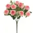 Buchet de Flori Artificiale cu 7 Fire și 9 Flori Bogate, Aspect Natural, Înălțime 37 cm