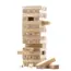 Joc de Societate Jenga (Turnul Căzător), Montessori, 54 Piese din Lemn Numerotate, 29 cm – Maro