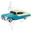 Mașină-Boxă Bluetooth Pontiac 1955, Radio FM, MP3, Stereo HIFI, 28 cm – Turcoaz