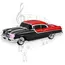 Mașină-Boxă Bluetooth Pontiac 1955, Radio FM, MP3, Stereo HIFI, 28 cm – Negru Elegant