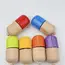 Jucărie de Îndemânare din Lemn "The Pill", Kendama în Formă de Pastilă, Diverse Culori
