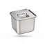 Tavă Gastronorm GN, capac inclus, inox, 16 x 16 x 11.5 cm, Uz Profesional HoReCa