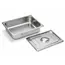 Tavă Gastronorm GN, capac inclus, inox, 32.5 x 26.5 x 6.5 cm, Uz Profesional HoReCa