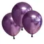 Set 10 Baloane din Latex Rotunde, Culoare Mov Metalizat Premium, Accesorii pentru Decor Petreceri și Aniversări