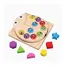 Jucărie Educativă din Lemn tip Montessori, Model Buburuza, cu Pescuit Magnetic și Forme Geometrice