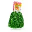 Pompone Majorete „Cheering Squad”, Set de 2 Bucăți, Accesorii Petrecere, Verde Metalizat