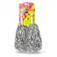 Pompone Majorete „Cheering Squad”, Set de 2 Bucăți, Accesorii Petrecere, Argintiu Metalizat