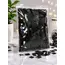 Confeti Glitter Negru Metalizat din PET, Formă Dreptunghiulară, Dimensiune 5x2 cm