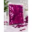 Confeti Glitter Roz Metalizat din PET, Formă Dreptunghiulară, Dimensiune 5x2 cm