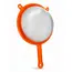 Sită de Bucătărie Universală, Diametru 21 cm, Plasă Fină din Nylon, Portocaliu
