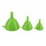Set 3 Pâlnii Universale din Plastic Rezistent, Dimensiuni Diverse, Verde
