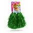 Set 2 Pompoane Majorete, Verde Metalizat, cu Mâner de Plastic, Accesorii Petrecere și Sport