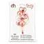 Set Complet cu Baloane din Folie și Latex, 9 Baloane, Bej Rose Gold